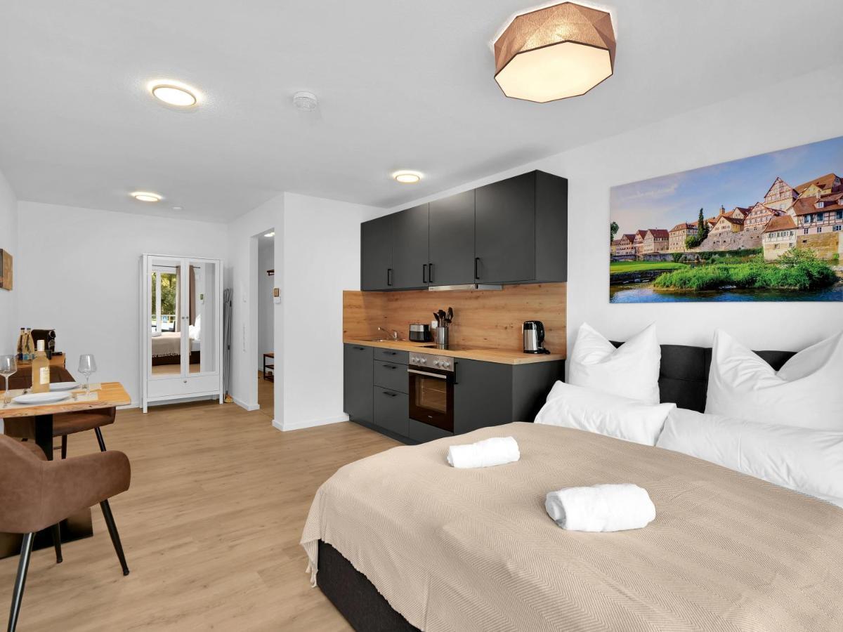 Inhome Studio Apartment - Kueche - Parken - Tv ชเวบิชฮัลล์ ภายนอก รูปภาพ